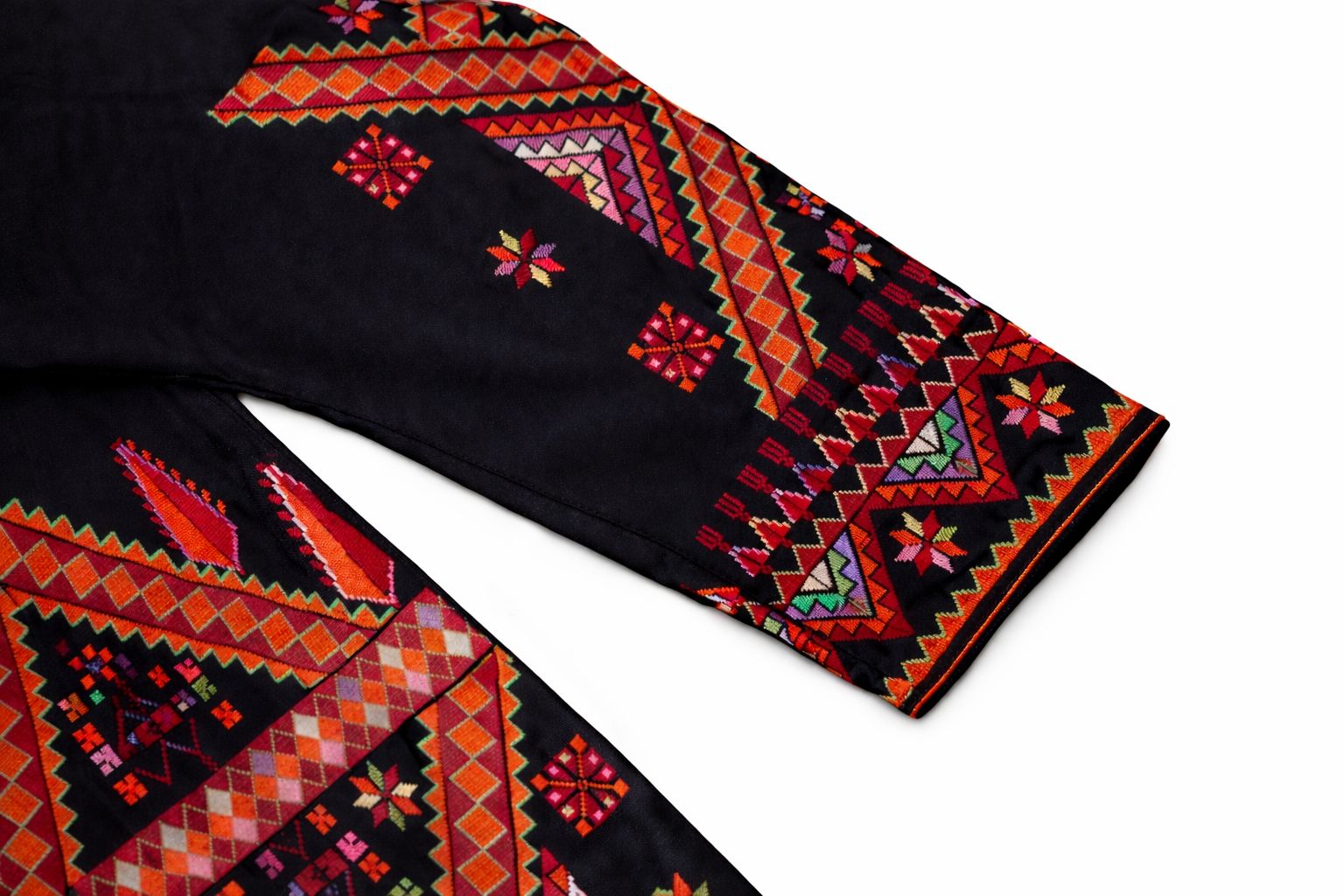 Construction detail of Halhul thobe