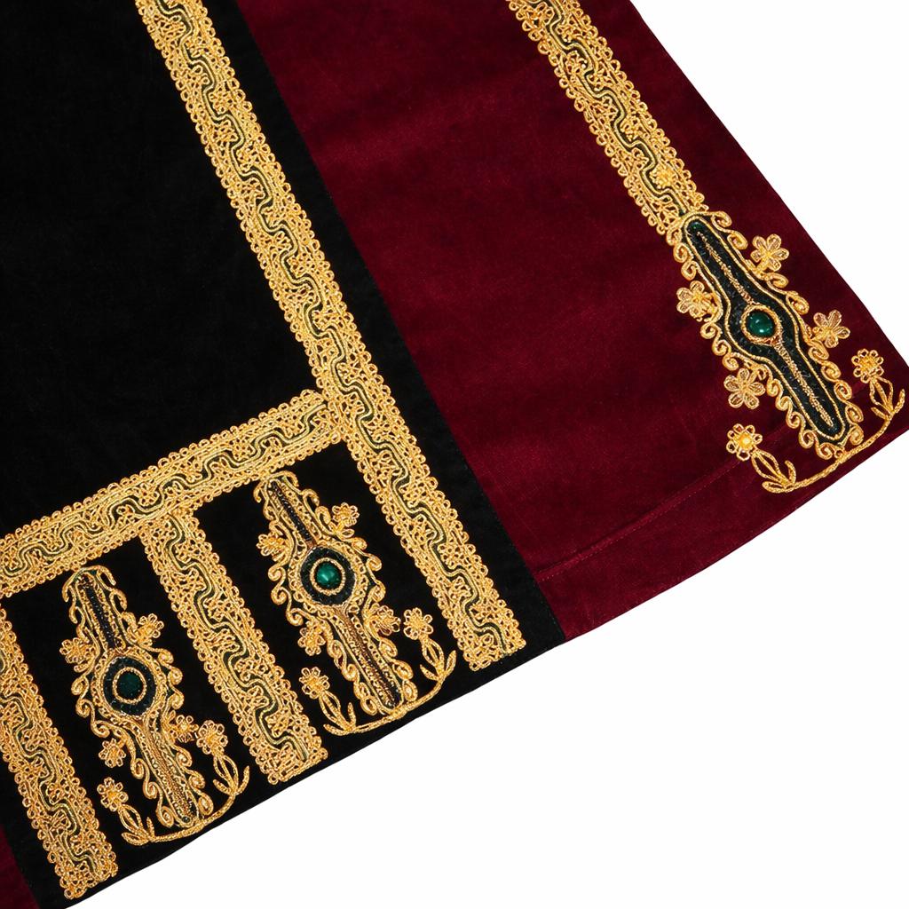 Detail of Jerusalem Al-Moqasab Thobe embroidery