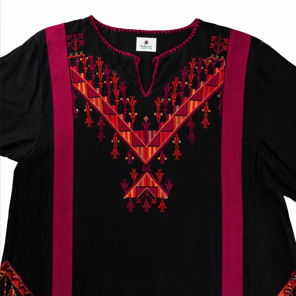 Construction detail of Al-Majdal thobe variation 2