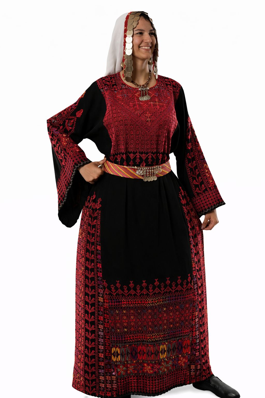 Al-Samu traditional thobe from South Hebron