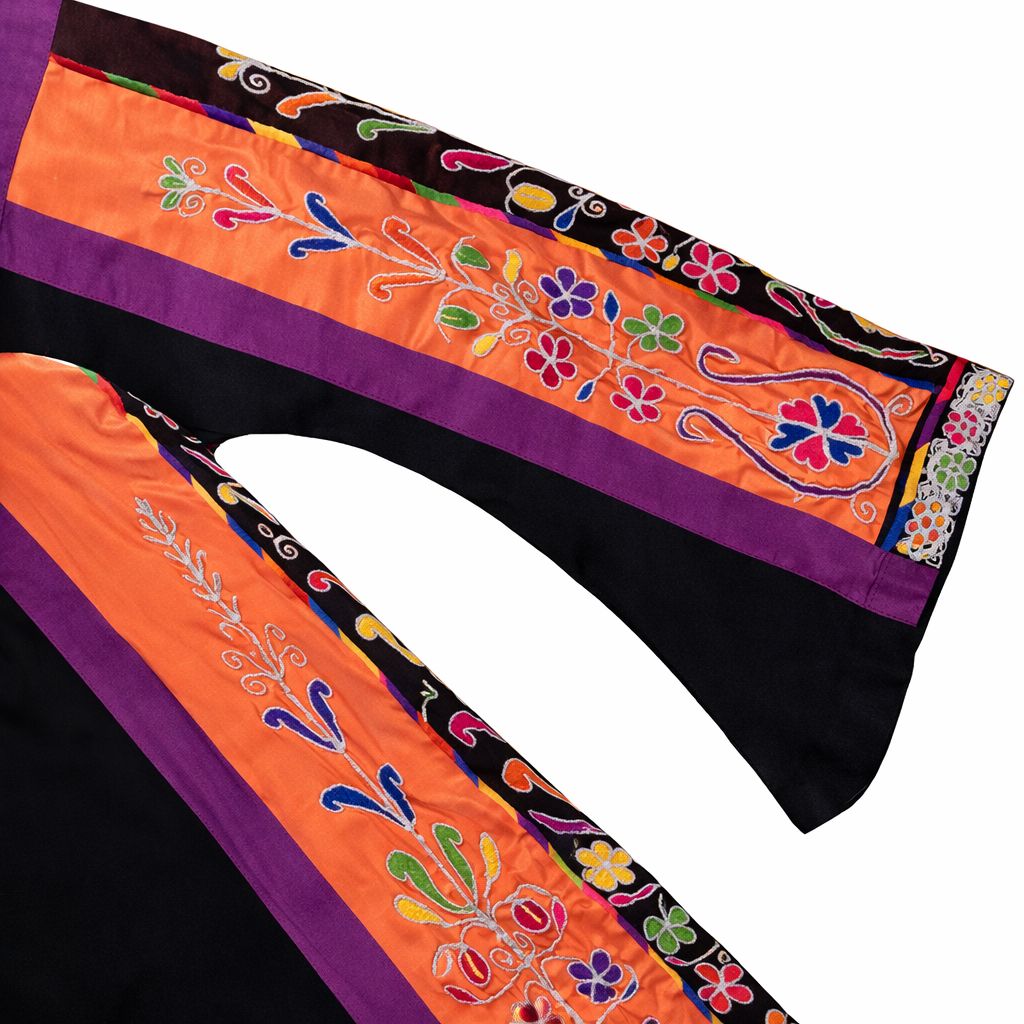 Decorative detail of Al-Masmeyyeh Al-Tafseeleh thobe