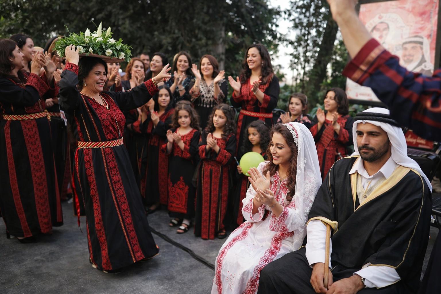Palestinian tarweedeh in weddings and celebrations