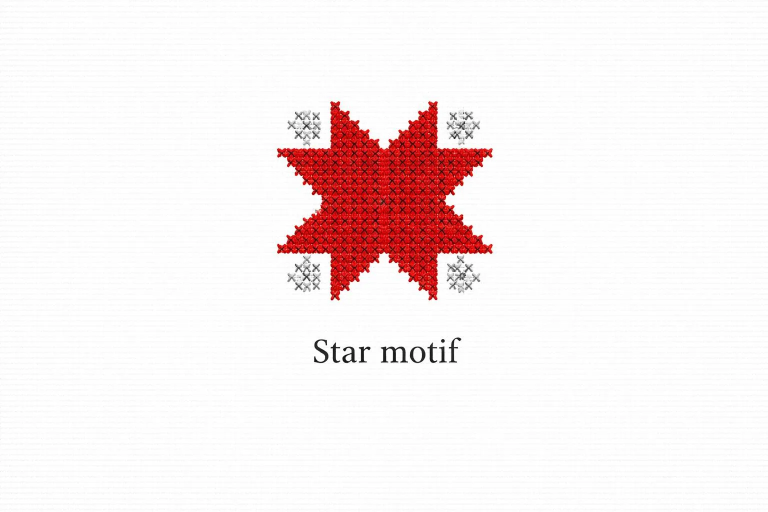 Star Motif in Palestinian Tatreez