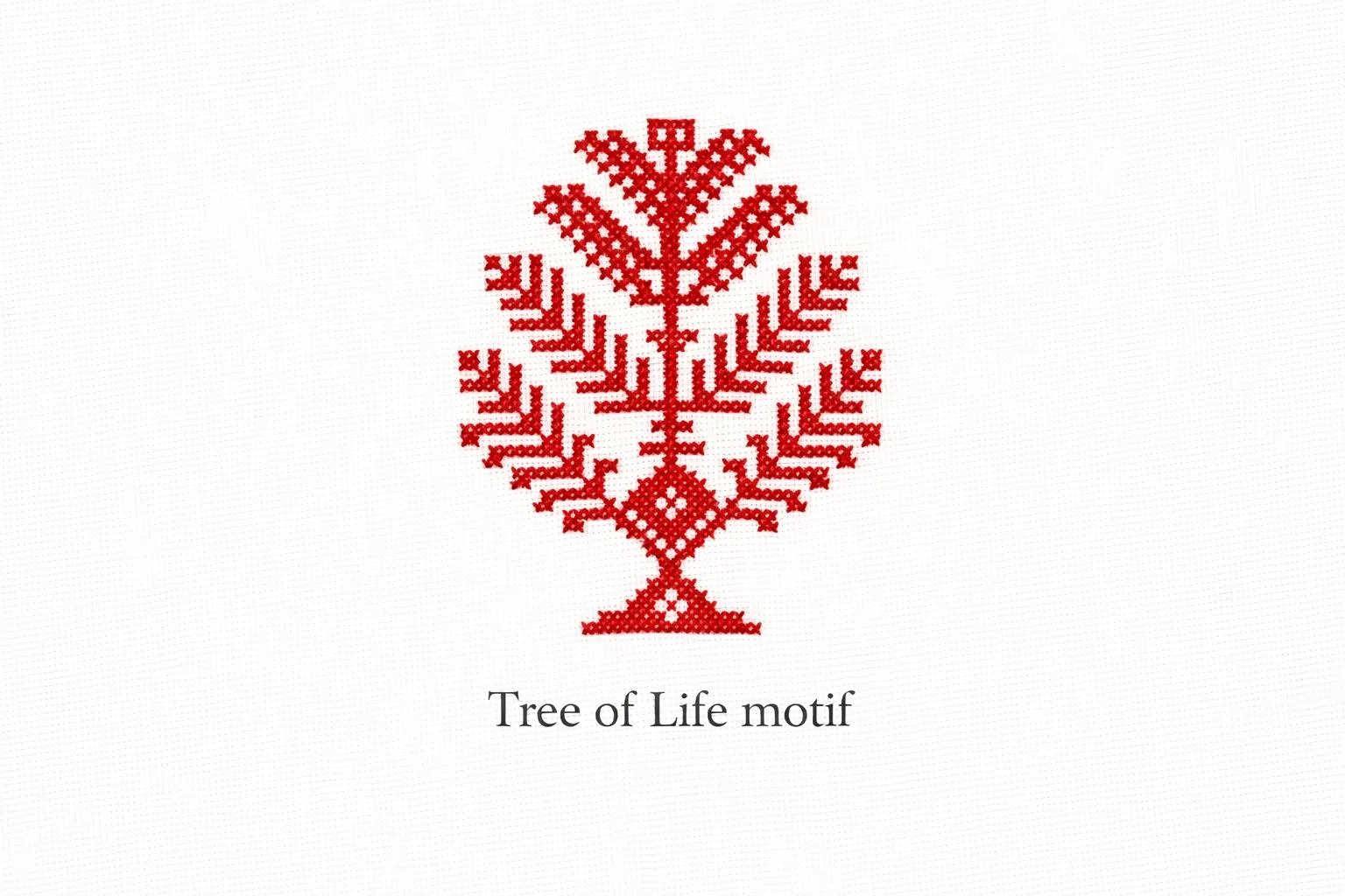 Tree of Life Motif in Palestinian Tatreez