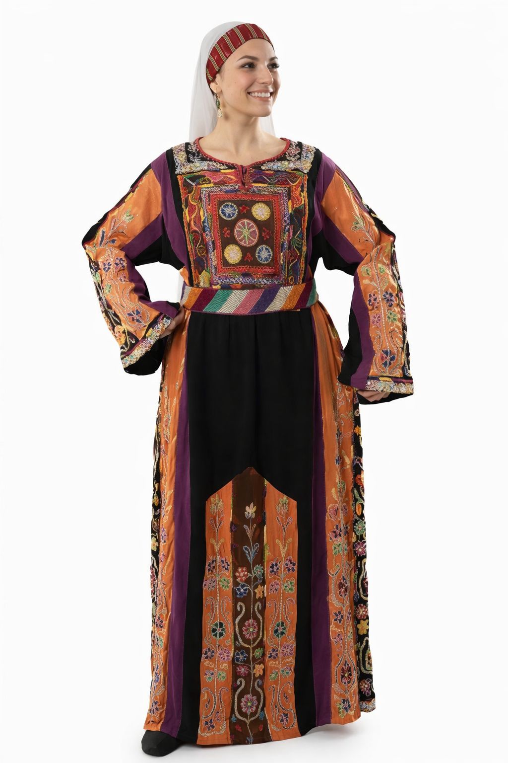 Gaza traditional dress from coastal Palestine