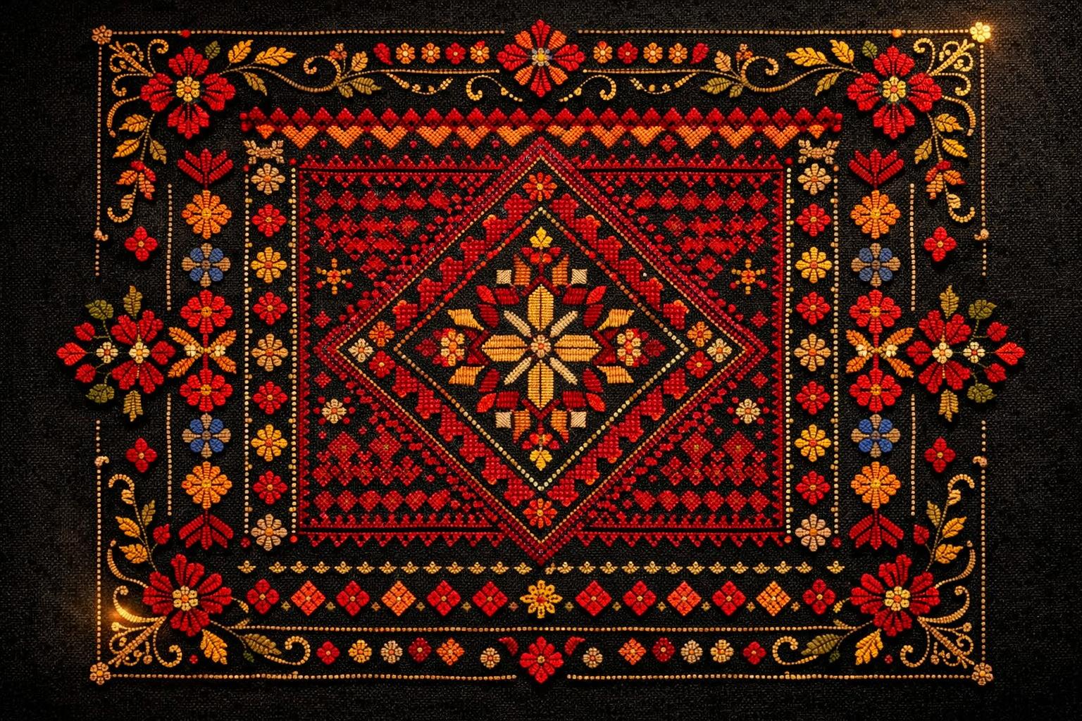 Hebron traditional Palestinian dress