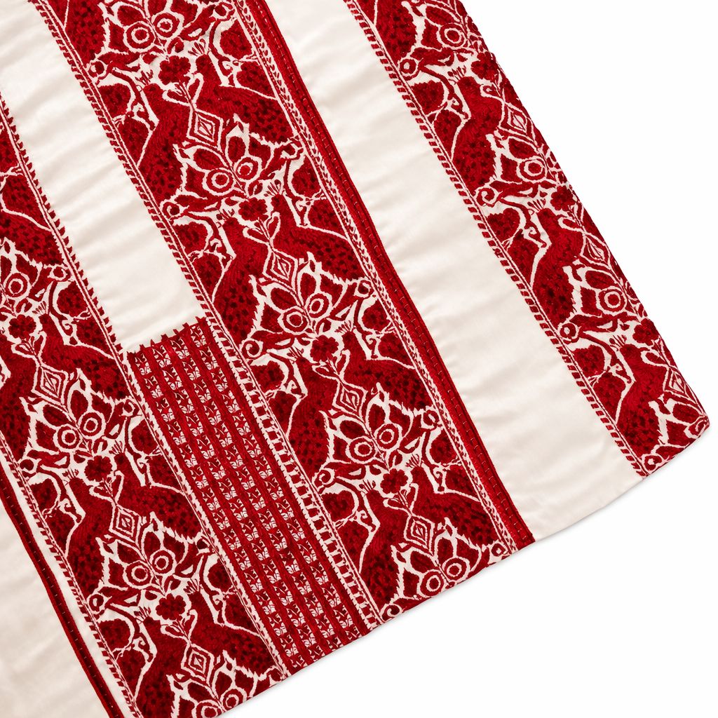 Construction detail of Ramallah White Thobe